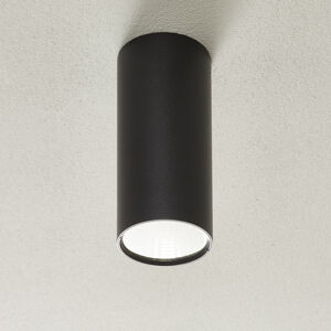 Lucande Takio LED downlight 2700K Ø10 cm čierna