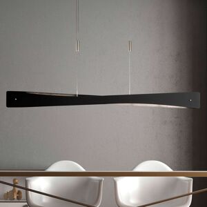 Lucande Lucande Lian závesné LED svietidlo, čierna, hliník